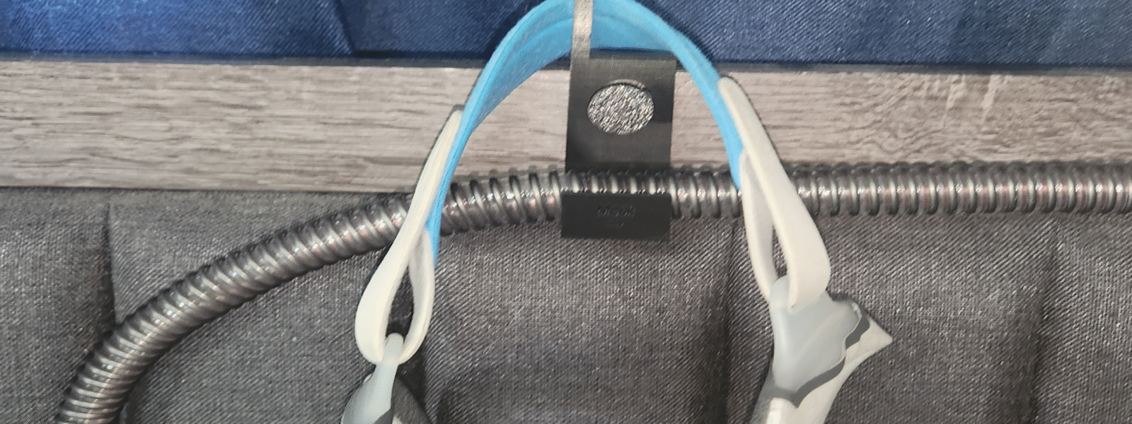 Slide Title Secure CPAP Hose Clips for Headboards